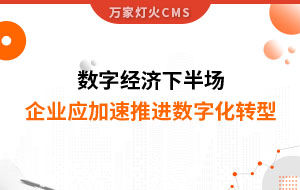 數字經濟下半場，企業應加速推進數字化轉型